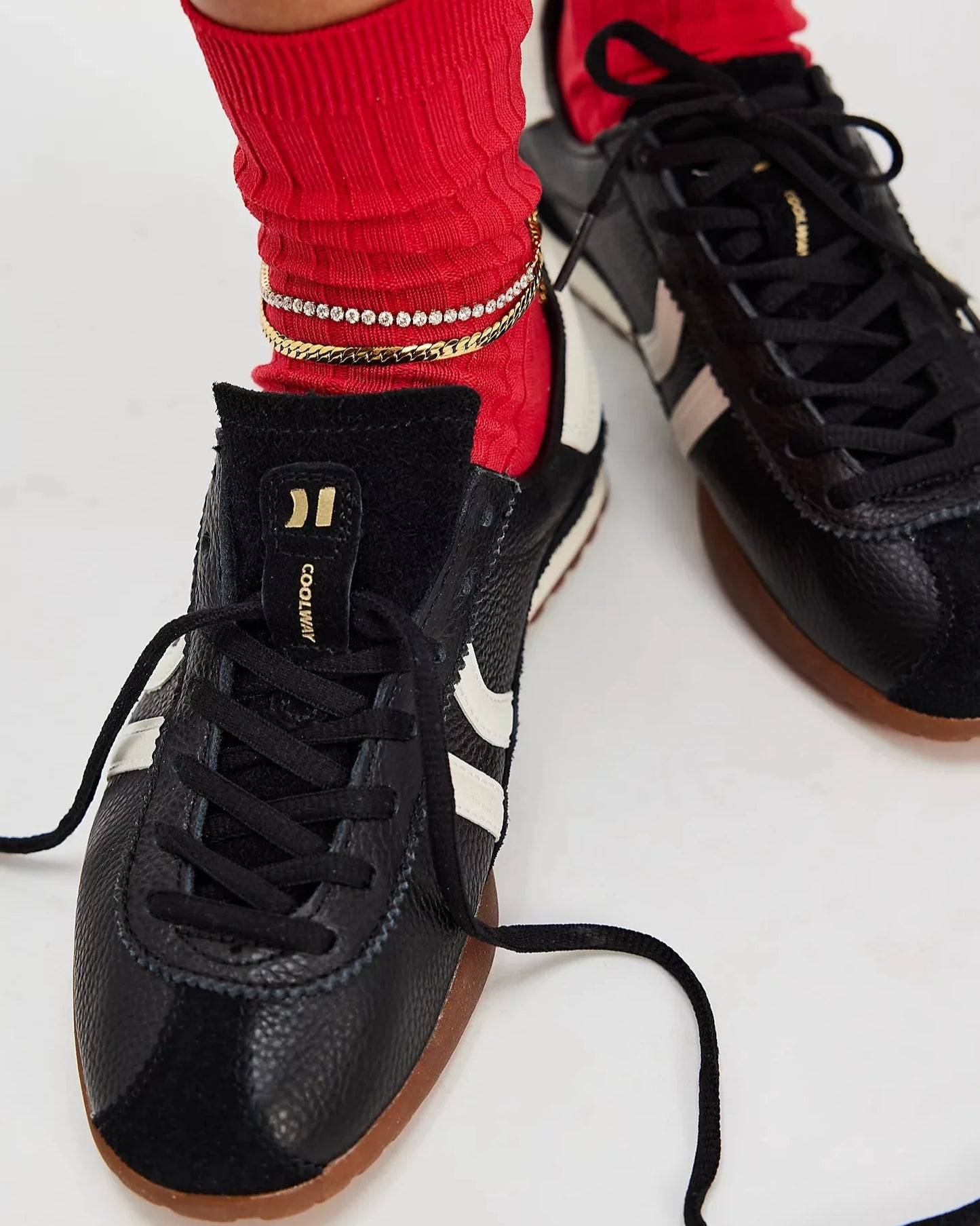 Mile Black Leather