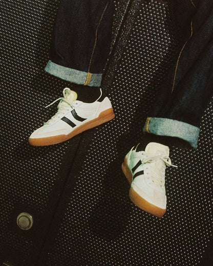 Grass White Leather