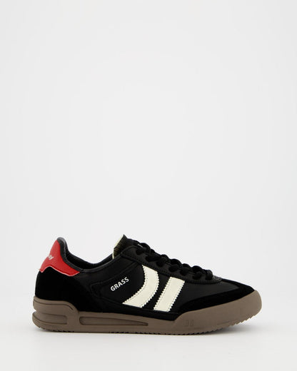 Grass Black Leather