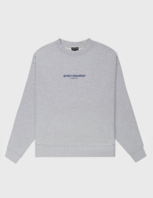 Straight Grey Crewneck