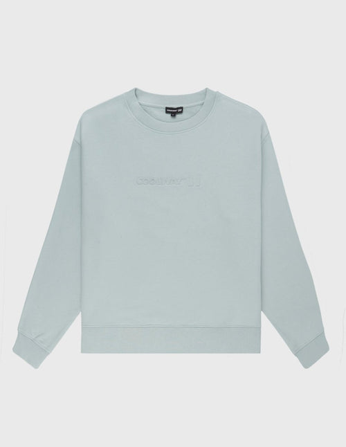 Embossed Sky Blue Crewneck